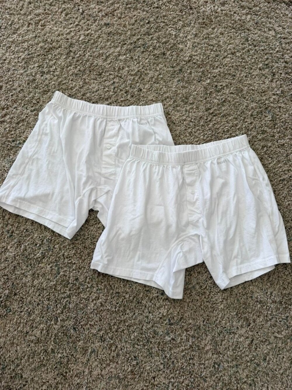2xist Men's Pima Cotton Boxers White 2-Pack Sz S